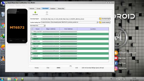 Membuat File Scatter untuk Android MediaTek Device