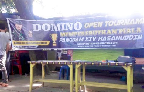 Cara Membuat Spanduk Pertandingan Domino yang Menarik