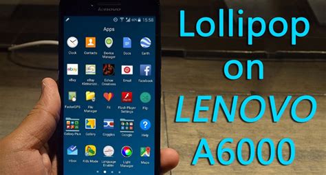 Mengunggulkan Scatter Loading pada Lenovo A6000 dengan Sistem Operasi Lollipop