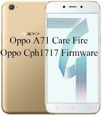 Unduh Firmware Stock Oppo A71 CPH1717 dan Flash dengan Oppo Download Tool