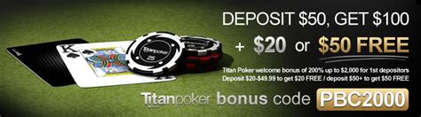 Titan Poker: Menerima Bonus Cash Hingga $2,000 dan Kupon Code untuk Hadiah tambahan