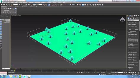 Penggunaan Scatter Object di 3ds Max