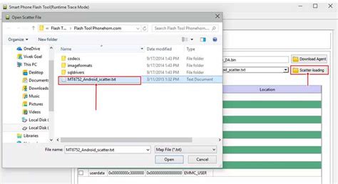 Solusi untuk Error “Incorrect Scatter File Format” pada SP Flash Tool