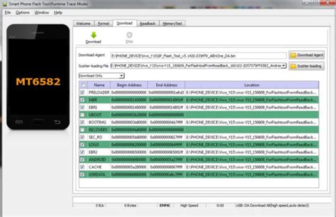 Panduan Instal Firmware Stock ROM Vivo Y15 2019 dengan SP Flash Tools