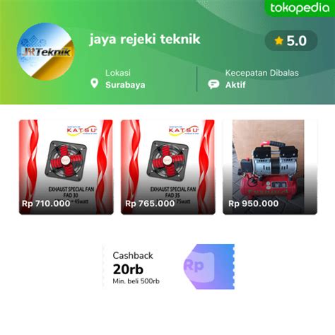 Silakan Belanja di Rejeki Jaya Tehnik