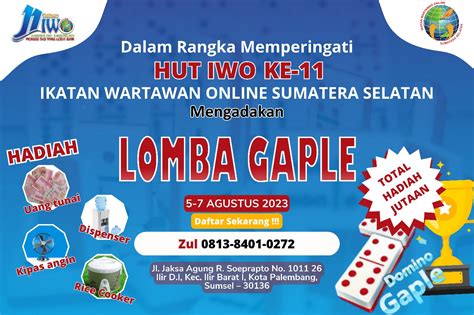 Lomba Gaple: Mempererat Tali Silaturahmi dan Mengembangkan Bakat