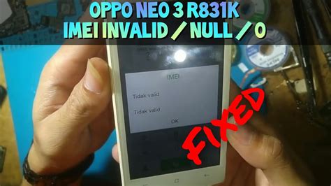 IMEI Permanen pada Ponsel Android: Tutorial Mengembalikan IMEI Oppo Neo 3 Secara Permanen