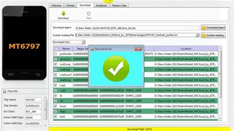 Pengumpulan File Scatter Mediatek (MTK) untuk Berbagai Chipset