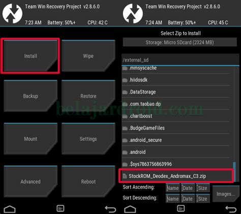 Cara Flashing Andromax C3 AD6B1H dengan Mudah