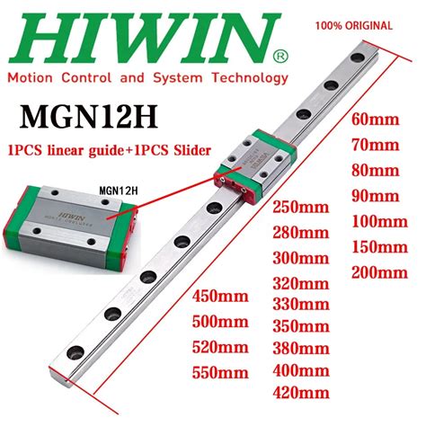 Penjelasan dan Penggunaan Linear Guide Rail MGN12H dari Hiwin