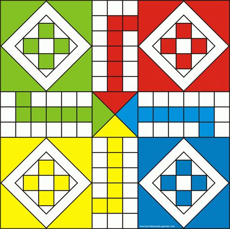 Permainan Ludo yang Bisa Diprint dan Dimainkan dengan Keluarga