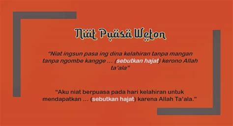 Mengasah Kepekaan Batin dengan Puasa Weton