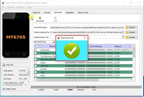 Pemahaman tentang File Scatter MediaTek MTK