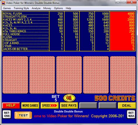 Mengungkap Strategi Kartu Double Double Bonus