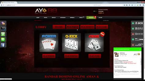 Artikel: Ayo99 Poker – Situs DominoQQ Terpercaya dengan Keamanan Tinggi dan Bonus Menarik