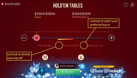 Fungsi Auto Top Off di Zynga Poker: Apa yang Perlu Anda Ketahui