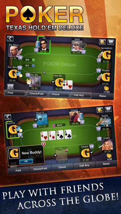 Texas HoldEm Poker Deluxe: An Immersive Poker Game with Competitive Online Features