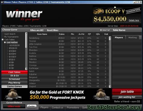 Poker Room: Winner Poker