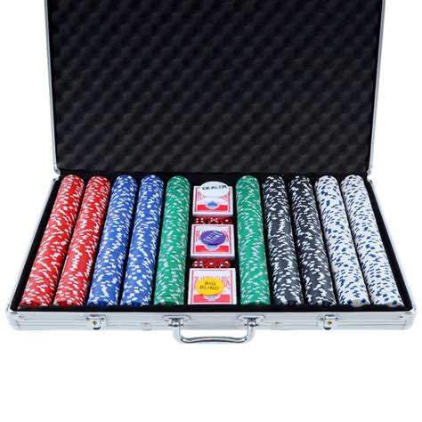 Koleksi Poker Chips Terbaik: 1000 Chip Set