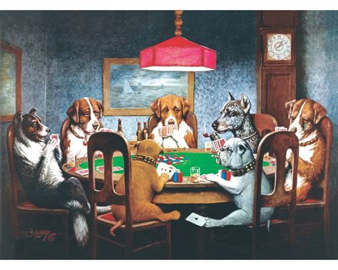 Seri Lukisan “Anjing Bermain Poker” Oleh Coolidge