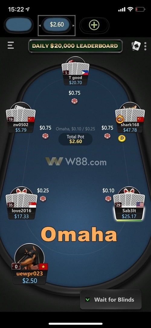 Markdown for Beginner: Poker Omaha on W88 Poker App