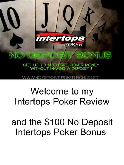 Intertops Casino: Mereka yang Berhasil Memenuhi Kualifikasi untuk No Deposit Bonus