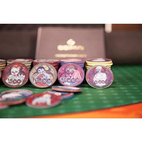 Poker Chips of the Living Dead: A Set of Zombie-Themed Poker Chips