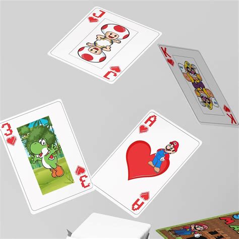 super mario poker cards templates