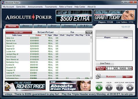 Review of Absolute Poker: A Top-Notch Online Poker Room