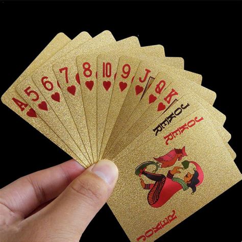 24K Gold Plated Poker Playing Cards: A Luxury Item for Card Enthusiasts