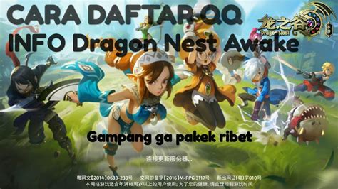 cara menggunakan qq dragon nest