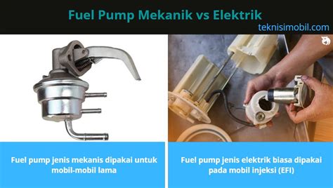 Fungsi dan Jenis Fuel Pump Mobil: Panduan Merawat Kendaraan Anda