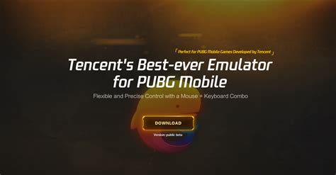 Tencent Release an Official PUBG Mobile Emulator for PC