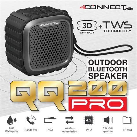 Speaker Bluetooth 4Connect QQ200 Pro: Harga dan Fitur