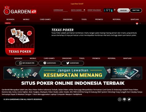 Texas Poker Online Terbaik untuk Peminat TogelMania