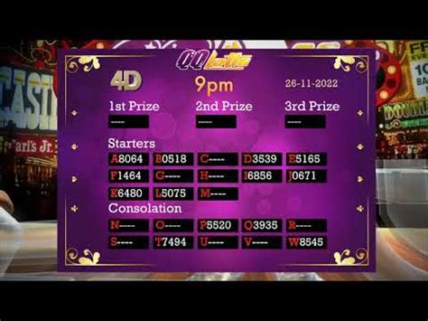 QQ Live Result 9pm: QQLotto & PCSO