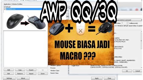 Cara Auto Macro PB SG AWP QQ 31 dengan Saz-Share dan Mouse Button Control