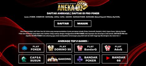 IdolaQQ: Situs Agen Judi Poker BandarQ Domino QQ Online Terpercaya