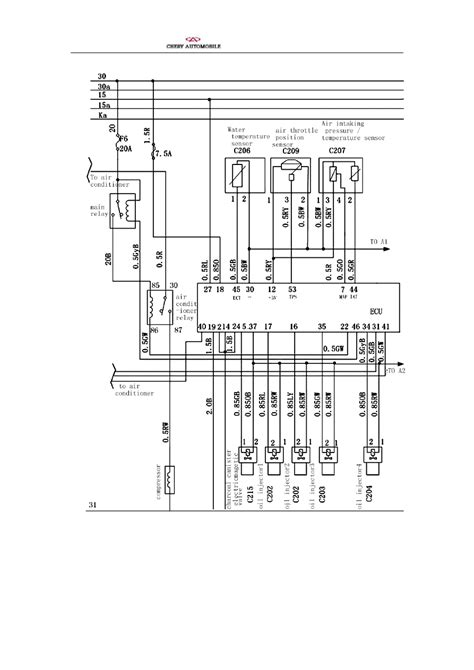 Rangkaian Listrik Cherry QQ (S21) 2006-2013: Dokumentasi Servis yang Lengkap