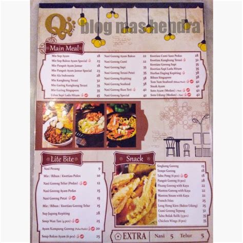 Menu Kuliner Rekomendasi Dekat QQ Kopitiam, Plaza Indonesia