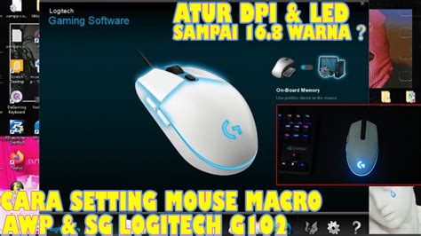 Cara Menyetel Mouse Logitech G102 Ke Mouse QQ